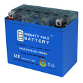 Mighty Max Battery YT12B-4 GEL 12V 10Ah Battery Replacement for Power Max GT12B-4 YT12B-4GEL47